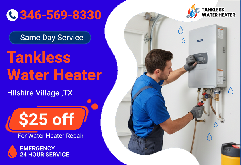 install heater hilshire village TX